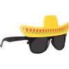 Beistle 2 Piece Plastic Novelty Sombrero Glasses, Fiesta Party Supplies For Cinco De Mayo Photo Booth, Mexican Theme Décor