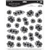 Beistle Crime Scene Party Decoration Bundle – Bullet Hole Peel ’N Place Stickers, Bloody Handprint Window Clings and Caution Tape, Realistic Police, Forensic and Halloween Décor for Parties & Events