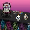Beistle Day of The Dead Tea Light Holder Set – Male and Female Sugar Skull Candle Holders, Ceramic Dia de Los Muertos Décor, Decorations for Altar Displays, Home, and Festive Celebrations, 6 Ounces