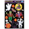 Beistle Halloween Window Cling Decoration Bundle – Pumpkin Patch, Jack-O’-Lanterns, Classic Characters, and Spider Web Silhouettes, Static Window Decals for Mirrors & Glass Surfaces, Reusable Décor