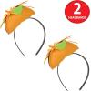 Beistle Taco Headbands, Set of 2 Festive Headwear for Taco-Tuesday, Cinco De Mayo, Mexican Fiesta Party Supplies