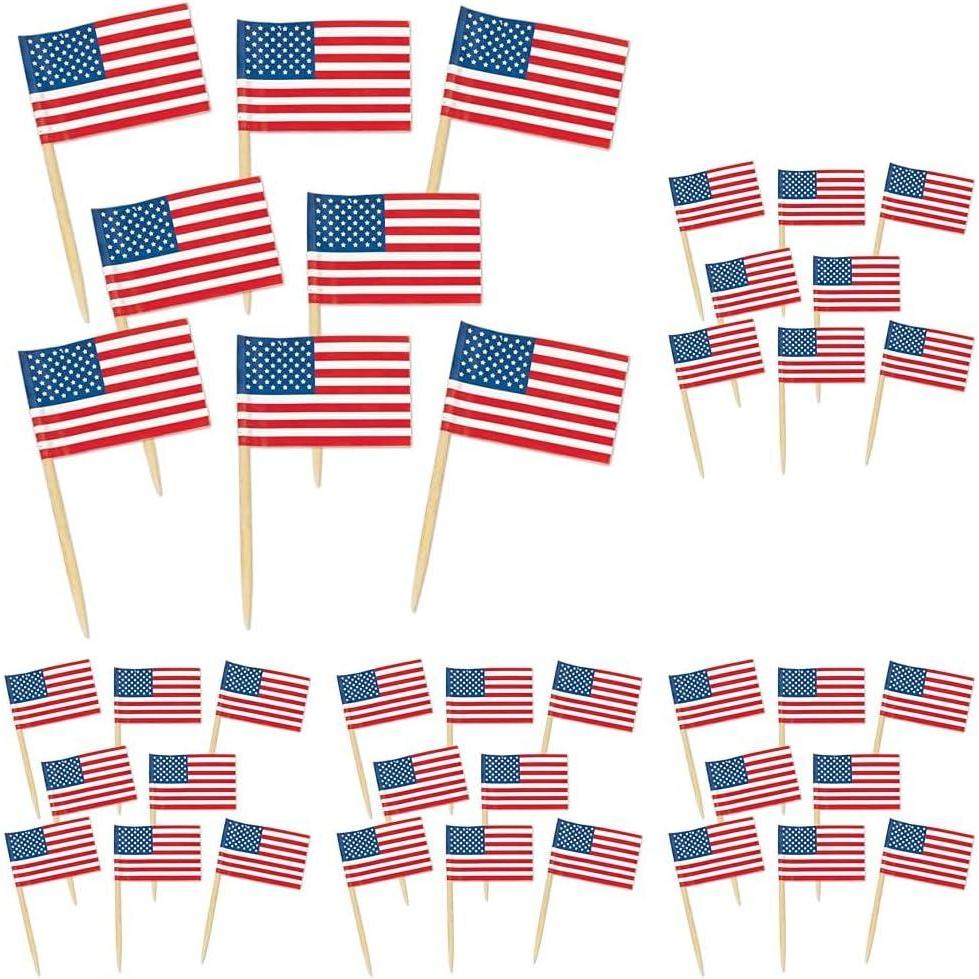 image:imageU S Flag Picks Counter Display 144Box25 Pack of 5