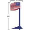 Beistle 3-D American Flag Prop – Freestanding Patriotic Display, Layered Stars & Stripes Design, Printed Cardboard Décor for 4th of July Events, Memorial Displays & Americana Themes, 6′ 7½” x 27″