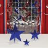 Beistle Blue 3-D Foil Star Centerpieces – 6 Pack, Metallic Dimensional Table Décor, Freestanding Star Accents for Patriotic Events, New Year’s Eve, Birthdays, Banquets, Celebrations & Themed Displays