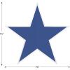 Beistle Patriotic Plastic Star Cutouts, Pack of 6- Red, White, and Blue 4th of July Wall Decorations, for Showing USA Pride, DIY Projects, Labor Day Parties and Memorial Day Parades