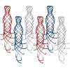 Beistle Red, Silver & Blue Star Whirls, Hanging Patriotic Decorations, USA Party Supplies, Fourth of July, Memorial Day & Themed Holiday Decor(Shimmering Whirls)