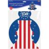 Beistle Semiquincentennial Cupcake Stand – 3-Tier Patriotic Dessert Display with USA 250 Design, Freestanding Red, White & Blue Treat Stand for 1776–2026 Events, July 4th Parties & Buffet Tables, 16″