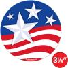Beistle Stars & Stripes Coasters – 24 Pack, Disposable Cardstock Patriotic Drink Coasters, Event Table Décor for Fourth of July, Memorial Day, Veterans Day, Americana Parties, BBQs & Picnics, 3¼”