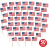 U S Flag Picks Counter Display (144/Box)(2.5″)