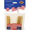 U S Flag Picks Counter Display (144/Box)(2.5″)