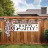 Welcome Home Sign Banner Party Accessory (1 count) (1/Pkg)(4th Of July Sign Banner)