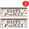 Welcome Home Sign Banner Party Accessory (1 count) (1/Pkg)(4th Of July Sign Banner)