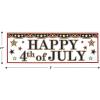 Welcome Home Sign Banner Party Accessory (1 count) (1/Pkg)(4th Of July Sign Banner)