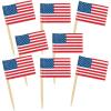 U S Flag Picks Counter Display (144/Box)(2.5″)