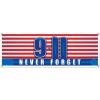 Welcome Home Sign Banner Party Accessory (1 count) (1/Pkg)(9/11 Never Forget Sign Banner)