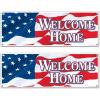 Welcome Home Sign Banner Party Accessory (1 count) (1/Pkg)(Welcome Home Sign Banner – (2 Pack))