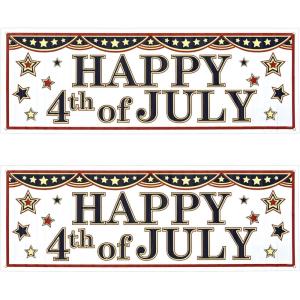 Welcome Home Sign Banner Party Accessory (1 count) (1/Pkg)(4th Of July Sign Banner)