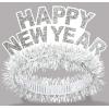 Beistle 88762-50 50-Piece White and Silver Happy New Year Regal Tiara(50 Piece)