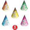 Beistle Glow Happy New Year Party Assortment For 10 People – NYE Hats, Tiaras, Noisemaker Horns, Glow Necklaces And Bracelets