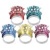 Beistle Happy New Year Tiaras 25 Piece Party Favors, One Size, Multicolored