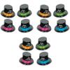 Beistle 88189-25 Neon Legacy Toppers, One Size Fits Most, 12 Piece Pack