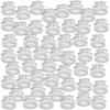 Beistle 88762-50 50-Piece White and Silver Happy New Year Regal Tiara(50 Piece)