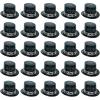 Beistle New Year Star Topper Party Favors, Black/Silver, 25 Hats Per Package(25 Piece)