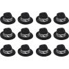 Beistle S88596BKS25AZ12 12 Piece Swing Fedoras, Black/Silver(12 Piece)