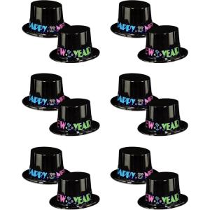 Neon Party Toppers 12 Piece