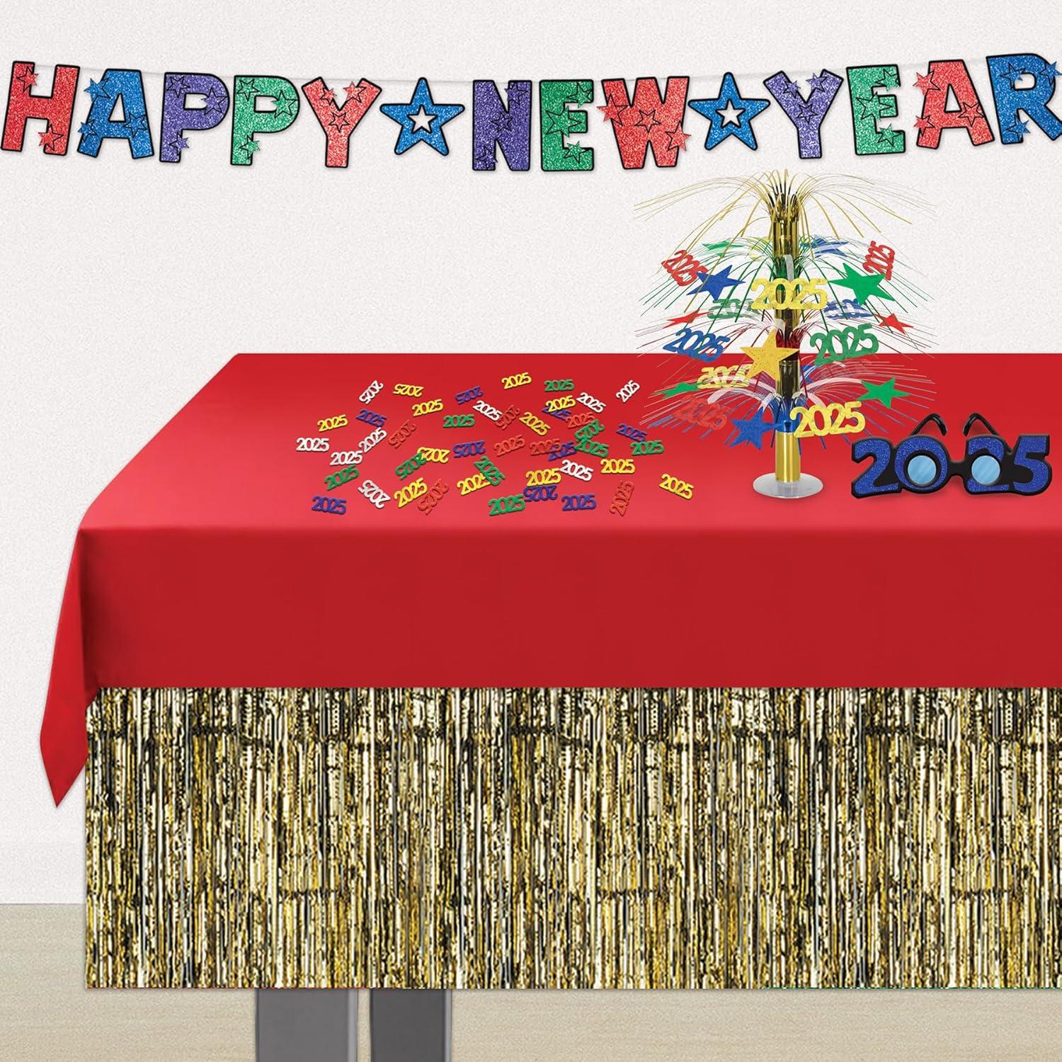 image:imageBeistle Metallic 2025 Centerpiece 18 New Years Eve Party Decoration Graduation Table Dcor