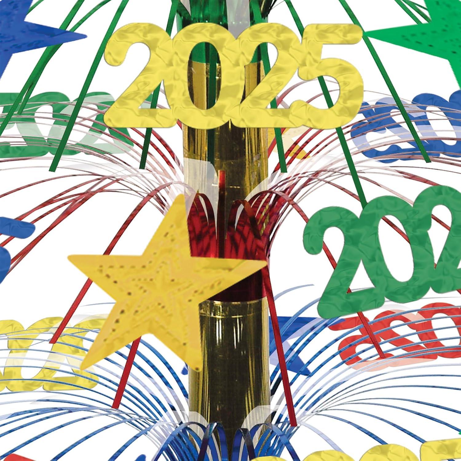 image:imageBeistle Metallic 2025 Centerpiece 18 New Years Eve Party Decoration Graduation Table Dcor