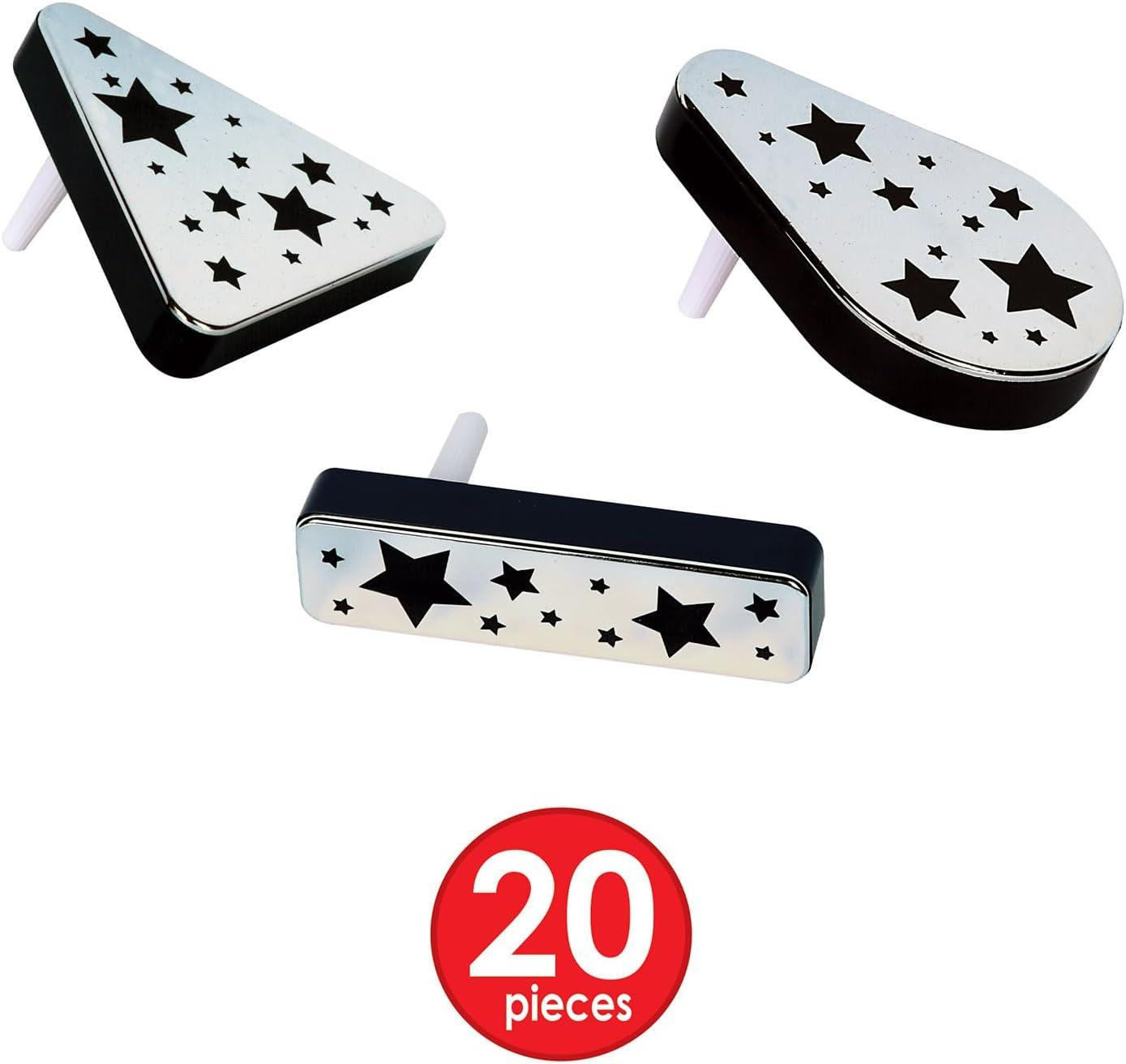 image:imageBeistle Silver Entertainer Party Favors 1 Assortment Per PackageSilverBlack