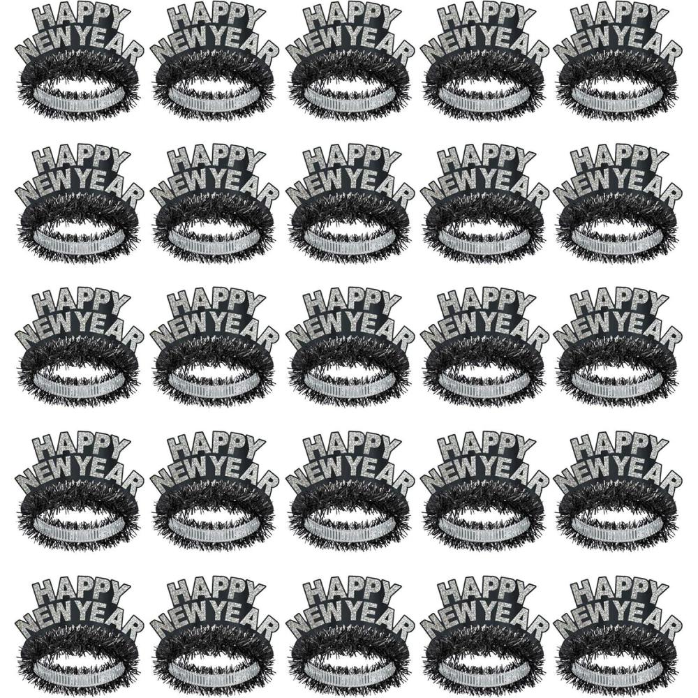 image:imageBeistle 50 Piece Happy New Year Headband Tiaras NYE Party Favors Photo Booth Props25 Piece
