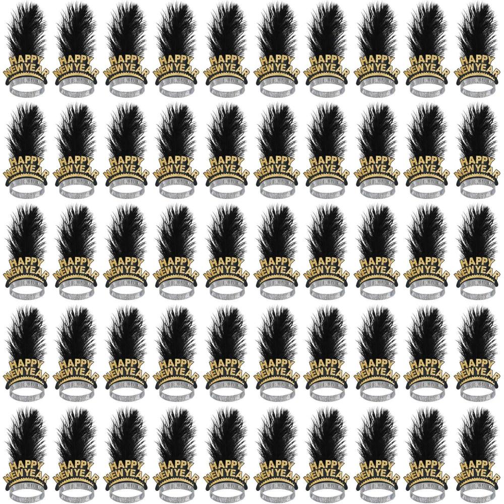image:imageBeistle 88764B 50Piece KG50 Black and Gold Swing Tiara