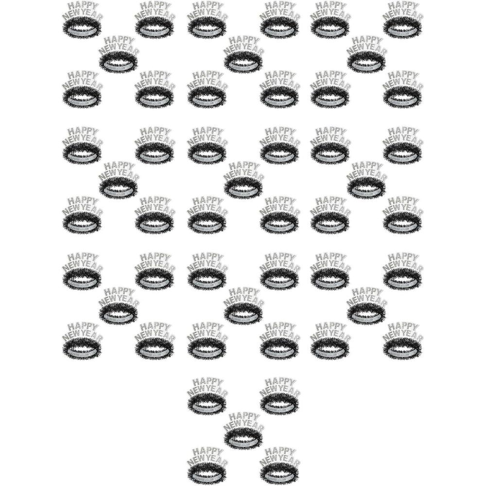 image:imageBeistle Black and White Legacy Tiaras 50 Tiaras In Box50 Piece