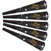Beistle 100 Piece Happy New Year Shimmer Horns Noisemaker Party Favors and Supplies, 9″, Black/Silver/Gold