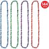 Beistle 144-Piece Assorted Color Bulk Happy New Year Beads-of-Expression, 36-Inch