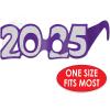 Beistle “2025” Glittered Foil Eyeglasses – 50 Pack, Wearable Accessories for Graduation Parties, New Year’s Eve Celebrations & Midnight Countdown Events, One Size Fits Most Adults