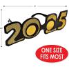 Beistle “2025” Glittered Plastic Eyeglasses – 2 Pack, New Year’s Eve Celebration Wearables, Graduation Party Accessories, Party Handouts, Photo Booth Props, One Size Fits Most
