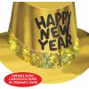 Beistle 25 Piece Gold Rush Paper Top Hats For Happy New Year’s Eve Party Supplies
