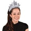Beistle 25 Piece Silver Happy New Year Headband Tiaras NYE Party Favors Supplies, One Size