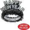 Beistle 50 Piece Happy New Year Headband Tiaras NYE Party Favors Photo Booth Props(50 Piece)