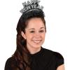 Beistle 50 Piece Happy New Year Headband Tiaras NYE Party Favors Photo Booth Props(50 Piece)