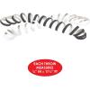 Beistle 50 Serpentine Rolls, Black & White Paper Streamers, Each Roll has 18 Throws, Party Favors & Accessories for Celebrations and Gatherings(50 Piece)