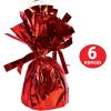 Beistle 50804-R 12-Piece Red Metallic Wrapped Balloon Weights
