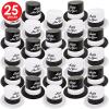 Beistle 88594 25-Piece Black and White Legacy Toppers(Multi)