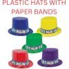 Beistle 88633-25 25-Piece Assorted Color Rainbow Blast Toppers