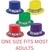 Beistle 88633-25 25-Piece Assorted Color Rainbow Blast Toppers