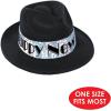 Beistle 88659-25 25-Piece Swingin’ Silver Fedoras(25 Piece)