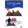 Beistle Cityscape Stand-Up – Gold Foil Skyline Cardboard Prop, Freestanding Urban Silhouette Decoration for New Year’s Events, Hollywood Themes, Awards Nights, Photo Backdrops & Displays, 29″ x 5′ 9″